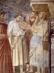 De bruiloftsprocessie van de Maagd (detail)